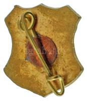 ~1950. "Veszprémi Kórus 1945" zománcozott bronz dalos jelvény (17x18mm) T:AU