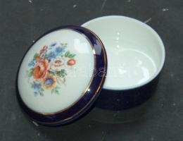 Hollóházi porcelán bonbonnier 8 cm átmérőjű