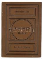 Demosthenes, Ausgewählte Reden. Für den Schulgebrauch hrsg. von Dr. Karl Wotke Wien - Leipzig, 1891, F. Tempsky, 1 t.+XXIX+126 p.+1 (térkép) t. Német és ógörög nyelven. Kiadói egészvászon-kötés.