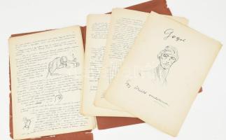 Gogol: Egy őrült emlékiratai Boris László illusztrációival. Bécs, 1922, Julius Fischer. Számozás és ...