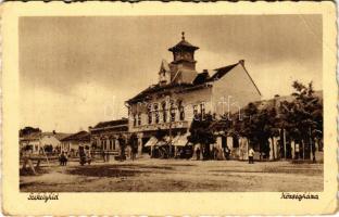 1941 Székelyhíd, Sacueni; Községháza / town hall (EB)