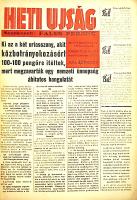 [Folyóirat] Heti Ujság. Falus Ferenc riportlapja. Megjelenik minden szerdán. XII. évfolyam, 18-51/52...