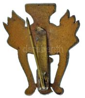 ~1930. "Derecskei Vegyeskar" zománcozott bronz dalos jelvény (29x24mm) T:XF kis zománchibá...