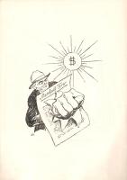 Béke! Ék Sándor karikatúrái. Illés Béla előszavával. 
[Budapest, 1947]. Corvina Könyvkiadó (Folio-n...