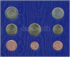 Vatikán 2007. 1c - 2E (8xklf) "XVI. Benedek pápa" forgalmi sor eredeti tokban T:UNC
Vatic...