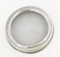 Hengeres fém tartó, átlátszó véggel 29 cm