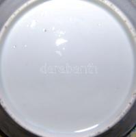 cca 1900 Századfordulós jelzett karlsbadi porcelán levesestál hozzávaló 5 db tányérral / Karlsbad ch...