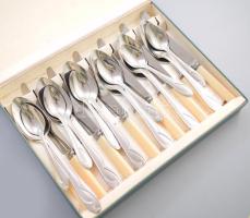 Orosz 24 részes evőeszköz készlet, dobozában.