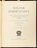 Magyar Iparművészet. Az Országos Magyar Iparművészeti Múzeum és Iskola és az Orsz. Magyar Iparművészeti Társulat Közlönye. IV. évf. 1901. (egybekötve). Szerk. Györgyi Kálmán. Korabeli egészvászon kötésben, foltos és kissé sérült gerinccel és borítóval, három melléklettel (egy kihajtható), festett lapélekkel, kissé laza kötéssel, lapok tetején ázásnyommal.