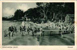 Balatonaliga (Balatonvilágos), fürdő, strand (fl)