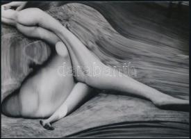 1933 Kertész Andor (később André Kertész) (1894-1985) magyar (később francia majd amerikai) fotóművész felvétele (Torzítások c. sorozatból 132#), 1 db modern nagyítás, jelzés nélkül, 15x21 cm