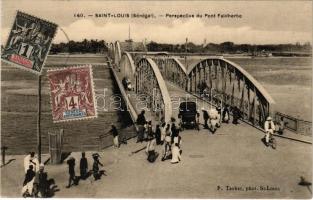 Saint Louis, Perspective du Pont Faidherbe / bridge