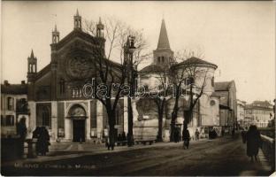 Milano, Milan; Chiesa S. Marco / church (worn corner)