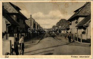 Ózd, Velence, utcarészlet. A levél címzettje Somló Sári (1888-1970) szobrászművész. + "ÓZD P.U." (fl)