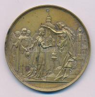 1879. "Székesfehérvári Országos Kiállítás" bronz emlékérem (50mm) T:XF,VF ütésnyom, patina...