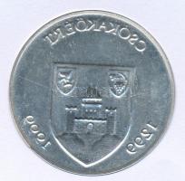 1999. "Csókakőért 1299 1999" emlékérem fém előlapi lemezverete (42,5mm) T:AU (PP)