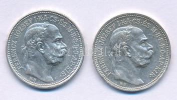 1914KB + 1915KB 1K Ag "Ferenc József" (2xklf) T:XF
Adamo K5.1