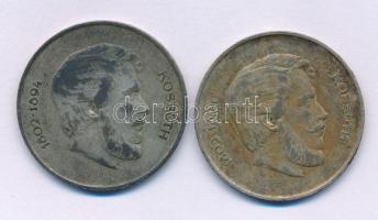 1947. 5Ft Ag "Kossuth" (2x) T:F patina
Adamo F8.1