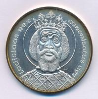 1992. 500Ft Ag "Szent László" kapszulában T:BU, patina
Adamo EM125