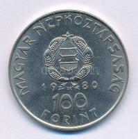 1980. 100Ft Ni "Szovjet-magyar közös űrrepülés" T:AU Adamo EM61