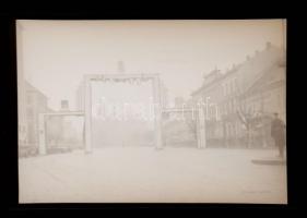 1938 A kassai bevonulás idején készült 3 db fotónegatív, 6×9 cm