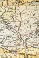 1922 "Harta Judeţului Solnoc-Dobaca, Intocmitáde de E. Reiber", Szolnok-Doboka megye térké...