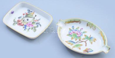 Herendi Viktória mintás és gyümölcsös tálka Kézzel festett, jelzett, hibátlan 8,5, 12 cm