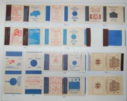1985 A szegedi gyufagyár emlékalbuma sok száz gyufacímkével
