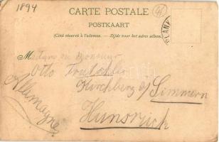 1894 (Vorläufer!!!) Blankenberge, Blankenberghe; Grand Hotel Victoria. Adloph Rick, Art Nouveau (EK)