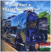 2024. 5Ft-200Ft (7xklf), közte 100Ft "Magyar Nemzeti Bank", "100 éves a 424-es gőzmozdony" dísztokos forgalmi összeállítás szettben T:UNC