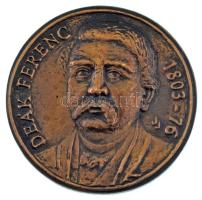 2003. "Deák Ferenc 1803-76 / Születésének 200. évfordulójára" bronz emlékérem. Szign.: JJ (62mm) T:UNC