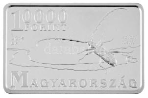 2015. 10.000Ft Ag "Duna-Ipoly Nemzeti Park / Havasi cincér" tanúsítvánnyal, kapszulával dí...