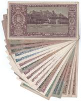 20db-os vegyes pengő bankjegy tétel T:F közte szép papír is