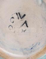 Gorka iparművészeti vállalatos mázas váza. Jelzett, hibátlan m: 12 cm