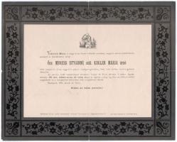 1895-1901 Meress István 1848/49-ki honvéd, volt cs. és kir. százados, képviselőházi nyugalmazott eln...