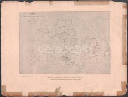 1898 A magyar szabadságharcz főbb hadi útjainak térképe. Tervezte Laukó Albert. A másik oldalon: Kilencz vértanú síremléke a Kerepesi temetőben. (In: Ezernyolczszáz negyvennyolcz. Az 1848/49-iki magyar szabadságharcz története képekben. Szerk.: Jókai Mór, Bródy Sándor, Rákosi Viktor.) Sérült lapszélekkel, lapméret: 26x34 cm.