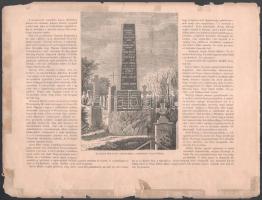 1898 A magyar szabadságharcz főbb hadi útjainak térképe. Tervezte Laukó Albert. A másik oldalon: Kil...
