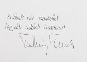 Farkasházy Tivadar: Nem értem. DEDIKÁLT! [Bp., 1994.], Helikon. Kiadói kartonált papírkötés