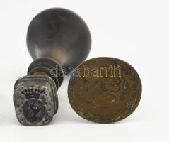 5 db bárói és grófi koronás pecsétnyomó XIX. sz