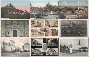 Kb. 60 db RÉGI Felvidék város képeslap vegyes minőségben