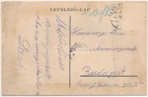 1940 Kolozsvár, Cluj; "Kolozsvár visszatért 1940. szeptember 11. Emlékalbum" leporelló 5 k...