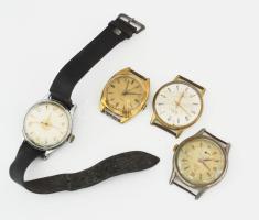 4 db mechanikus karóra, részben alkatrésznek