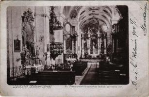 1904 Kolozsvár, Cluj; Szent Ferenc-rendiek temploma, belső. Karolina tér / Franciscan church, interior (EK)