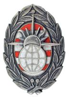 DN "Zrínyi Miklós Katonai Akadémia - Hadműveleti Akadémiai jelvény" zománcozott fém jelvény (46x33mm) T:AU