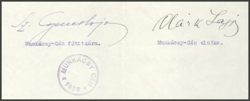 1931 a Munkácsy-céh levele Gerő Ödön (1863-1939) író, műkritikus, a Pester Lloyd munkatársához, amel...