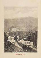 1902 Emlék Besztercebánya és vidékéről, leporelló, kissé foltos lapok