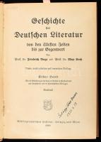 Friedrich Vogt - Max Koch: Geschichte der Deutschen Literatur von den ältesten Zeiten biz zur Gegenw...