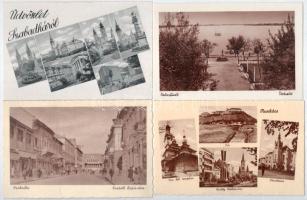 Kb. 20 db RÉGI Szerbia város képeslap, közte 3 Munkács / 20 pre-1945 Serbia town postcards, 3 Munkachevo