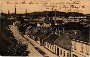1908 Resicabánya, Resica, Resicza, Resita; látkép, vasgyár. W.L. 4223. / general view, iron works, factory (Rb)