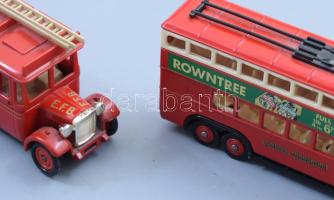 3 db angol fém játék autó 11 cm ig